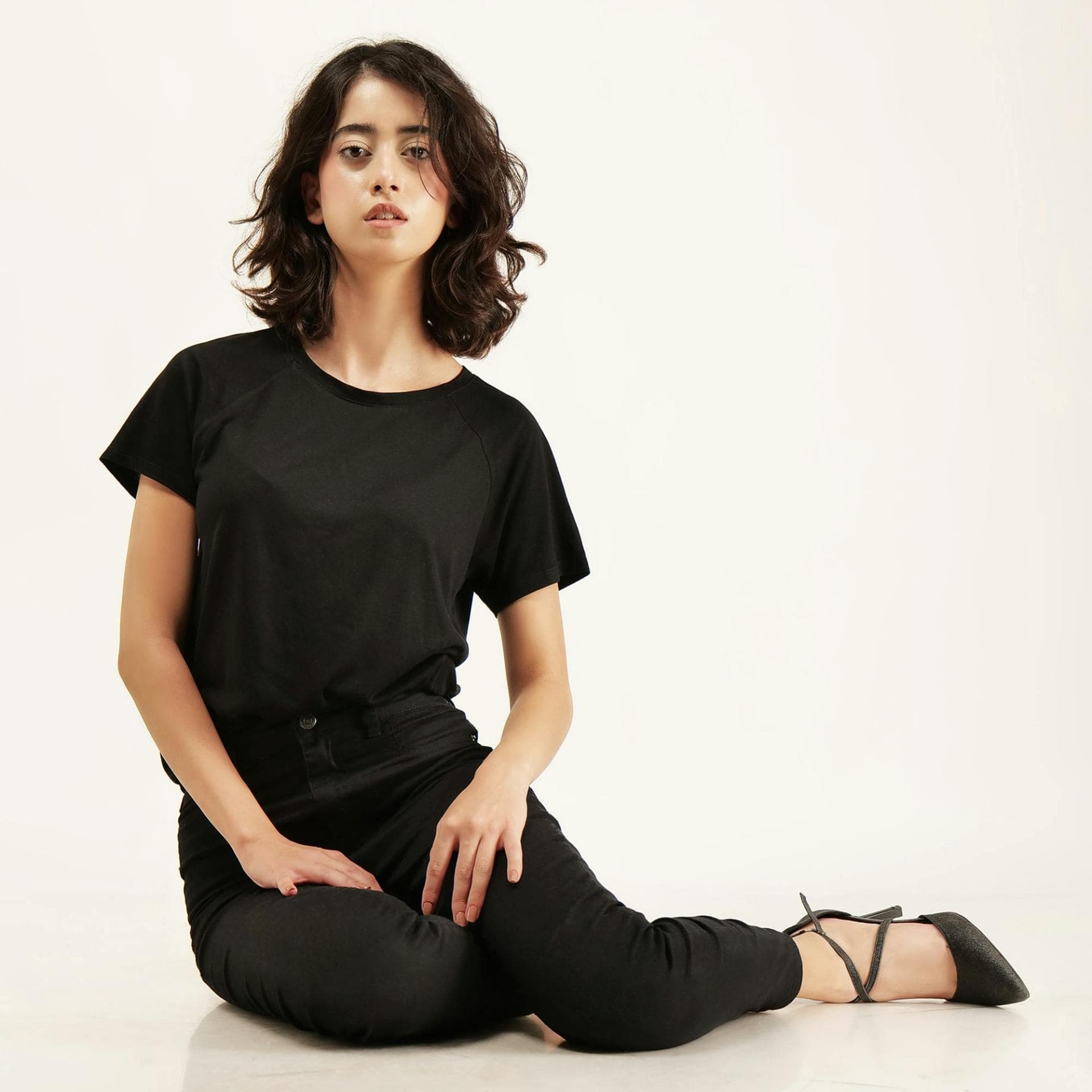 Fitted Crew Neck T-Shirt